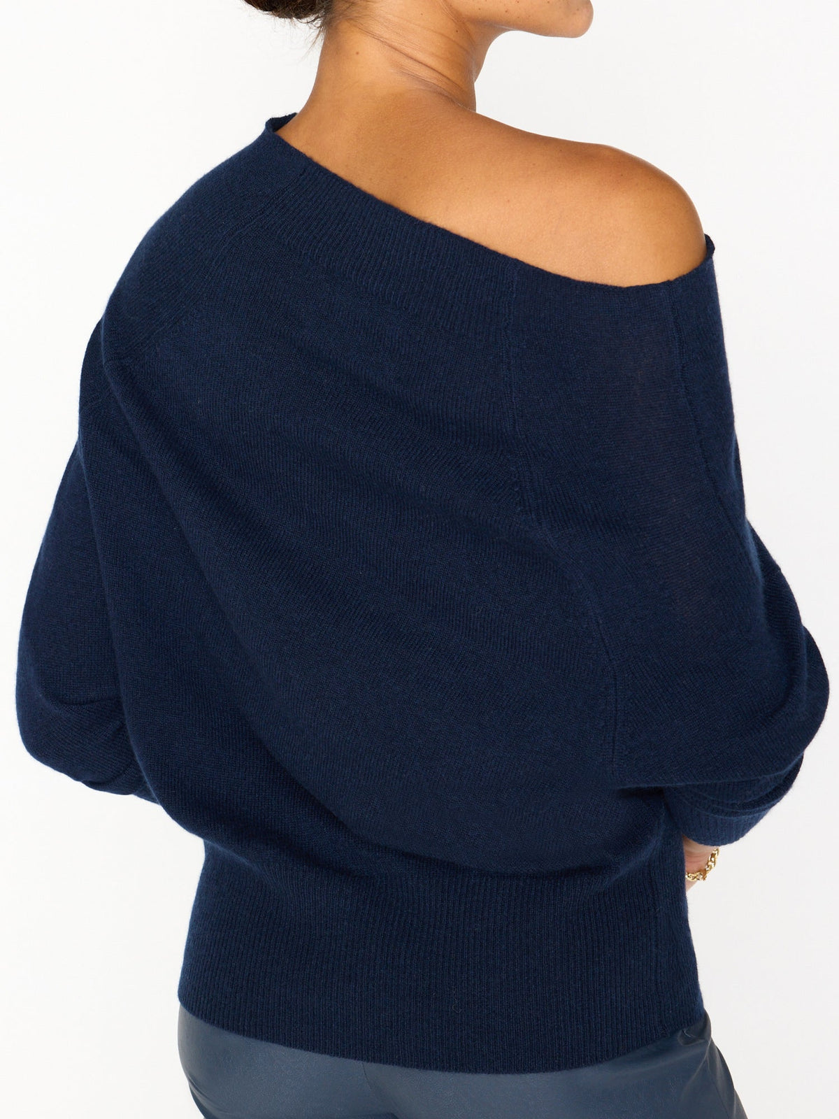 The lori cashmere off shoulder