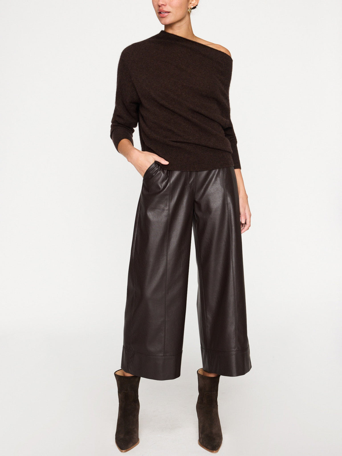 The lori cashmere off shoulder
