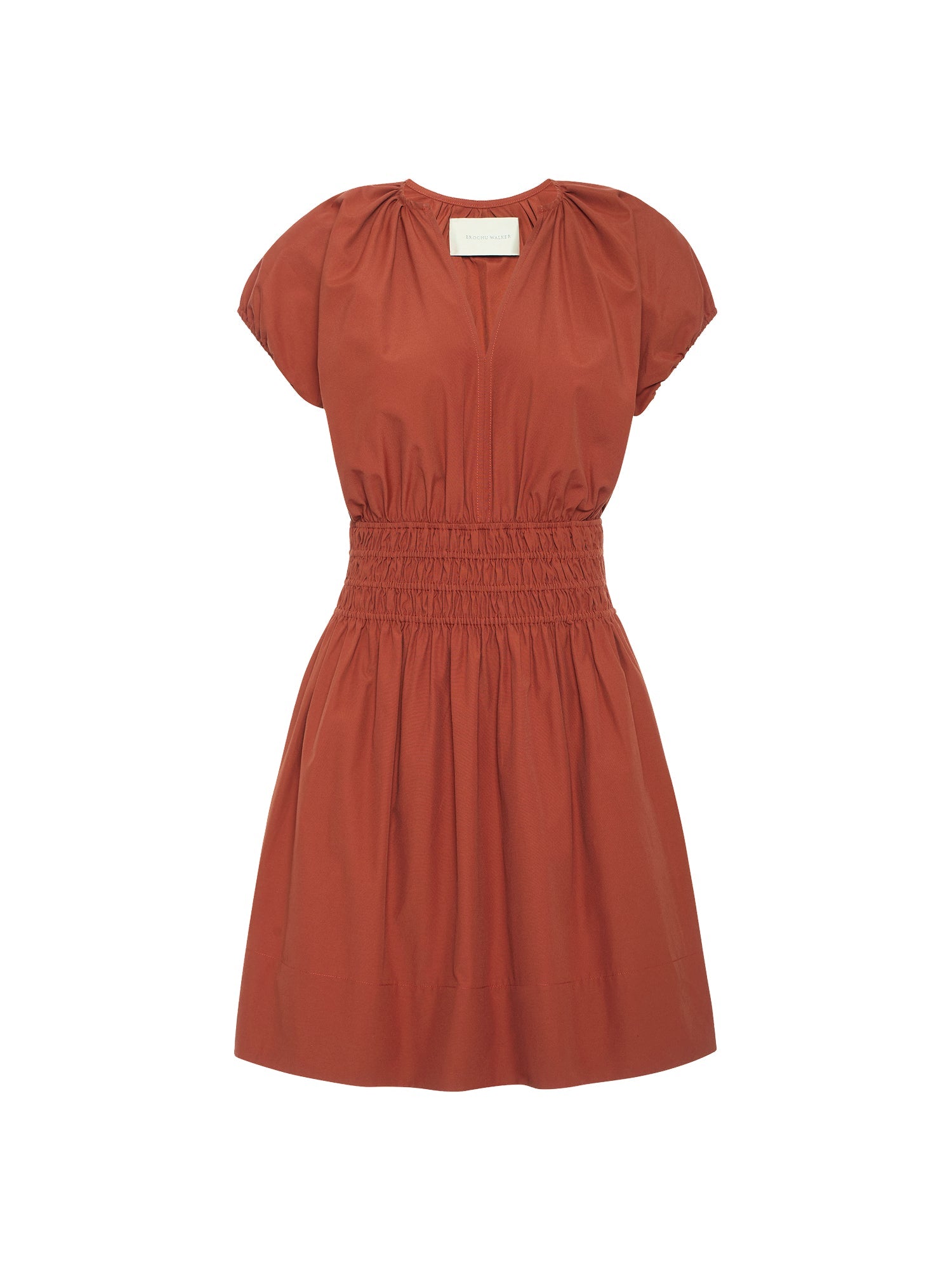 El vestido corto Mina