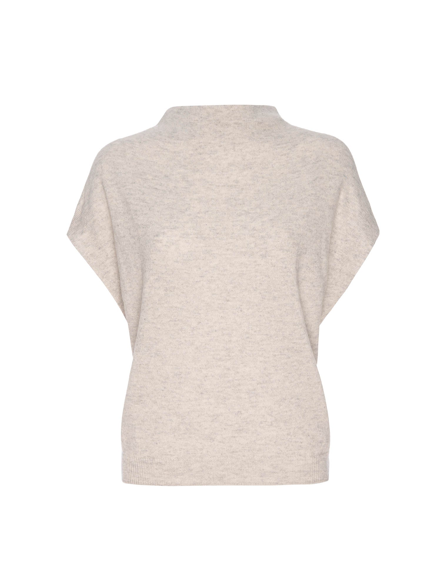 The morten funnel neck cashmere top