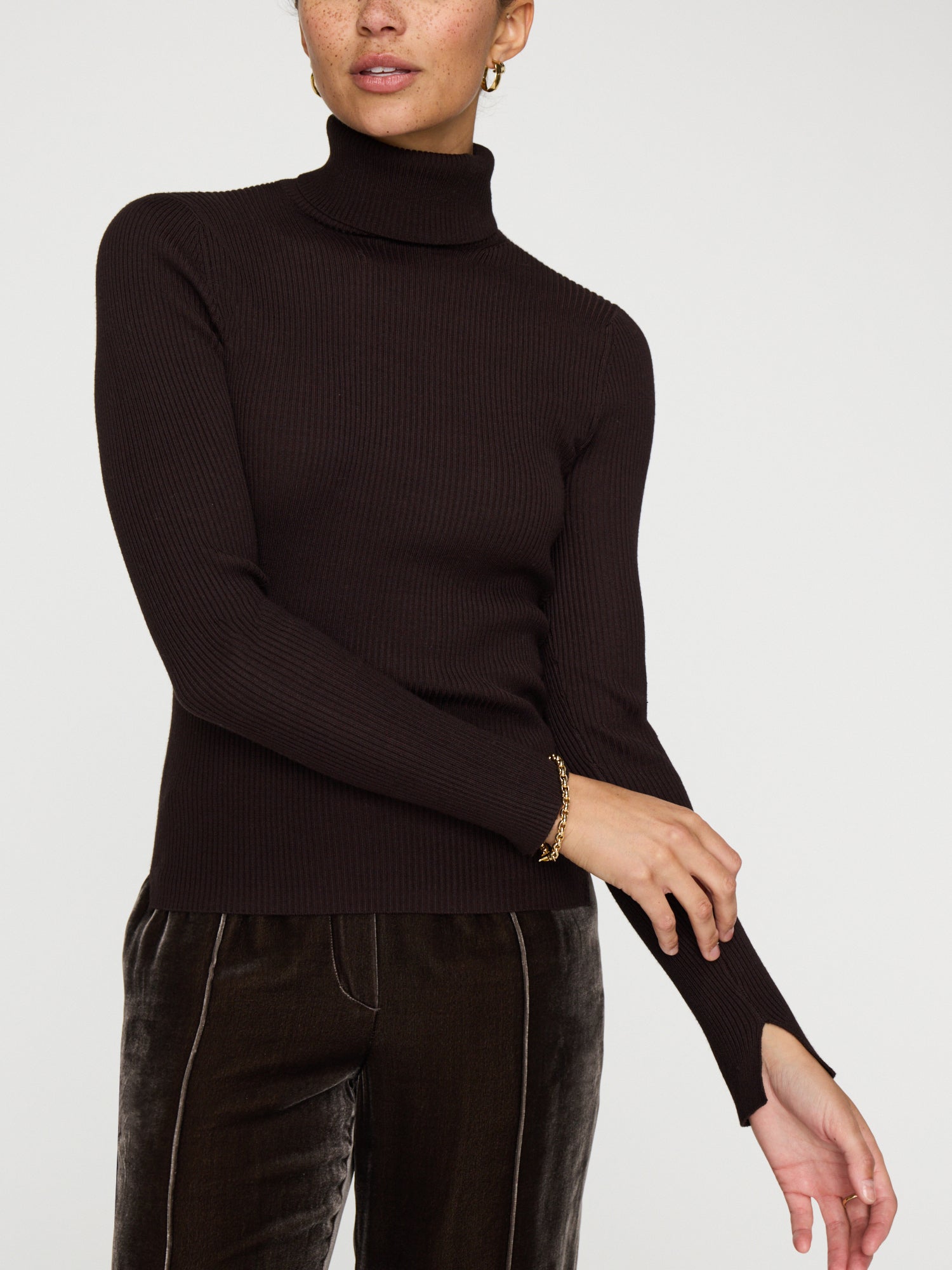 The noel ribbed turtleneck
