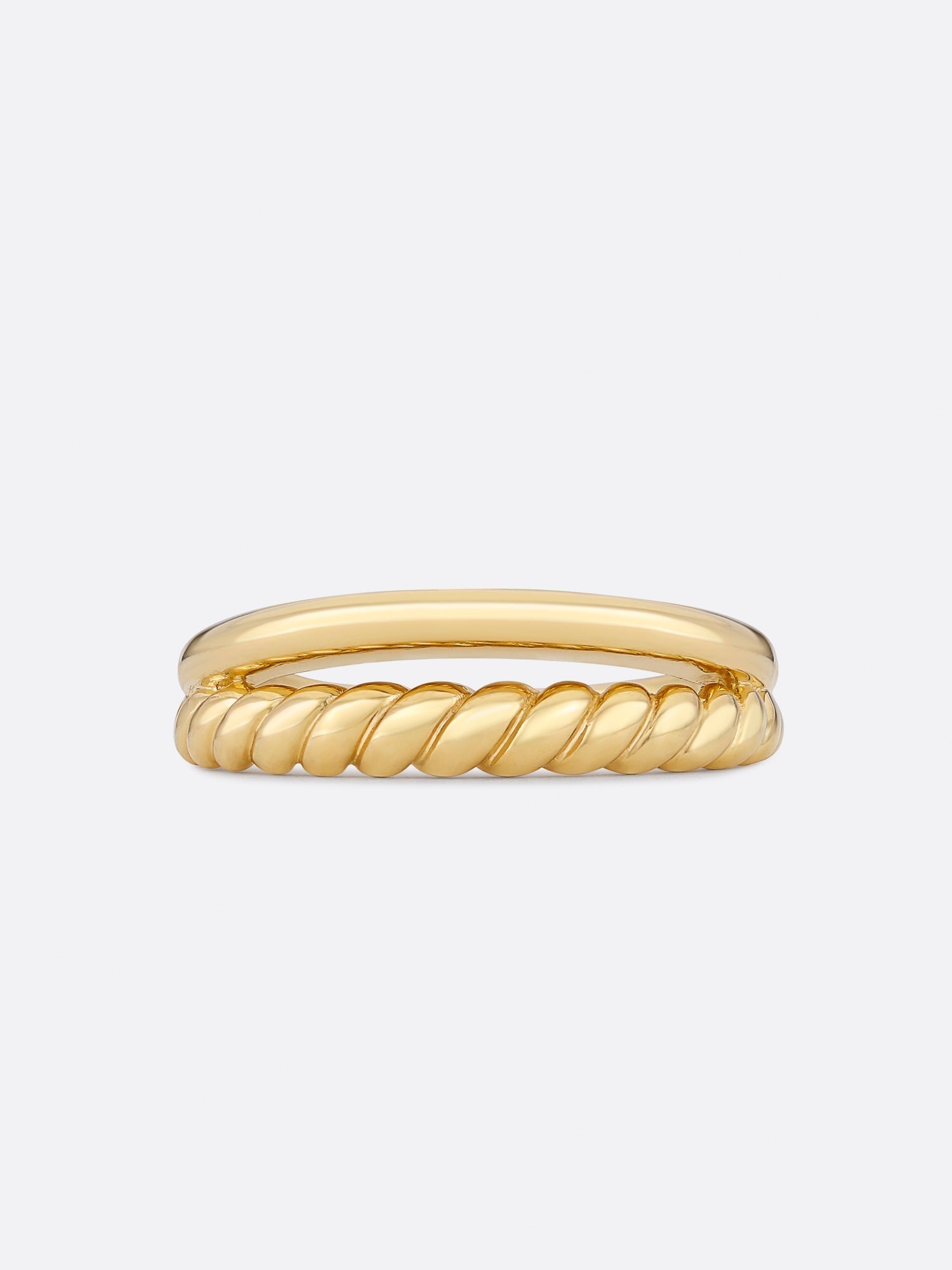 Anillo Iconics dúo oro amarillo