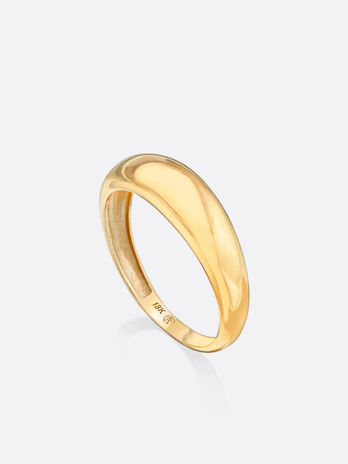 Icons yellow gold everyday dome ring