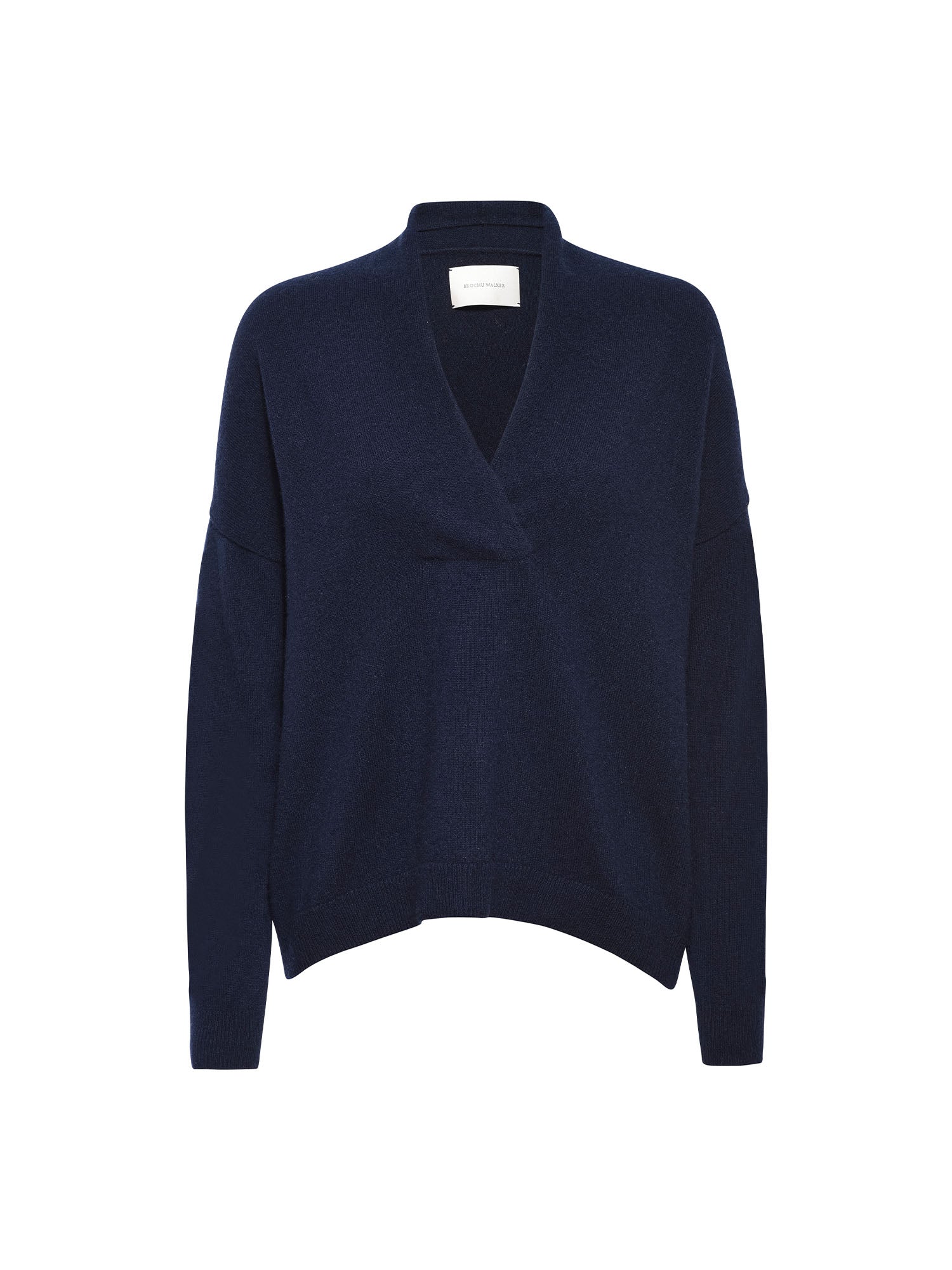 El jersey de cachemir Siena con cuello cruzado