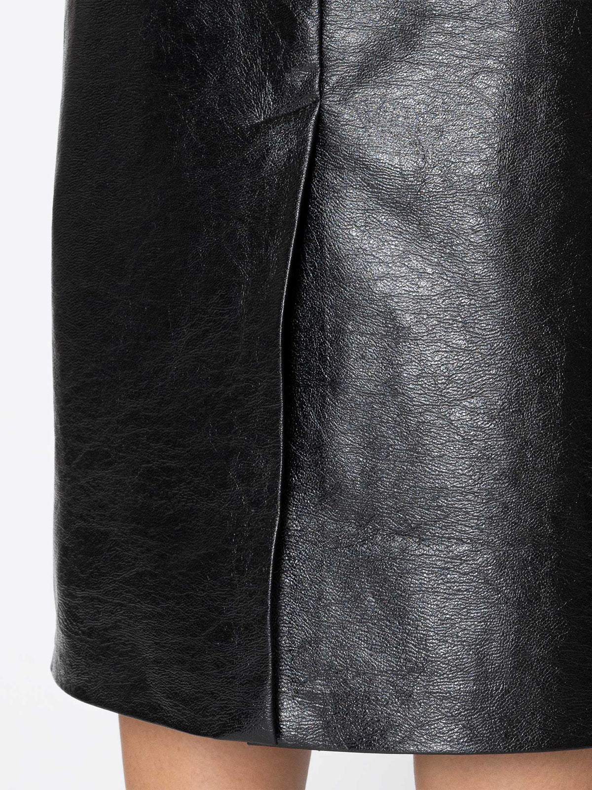 The irene vegan leather skirt