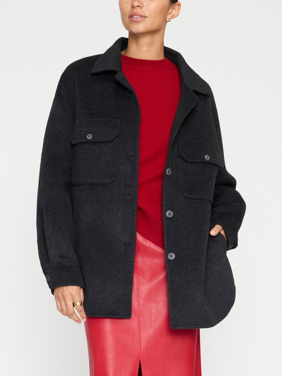 The ezra shirt jacket