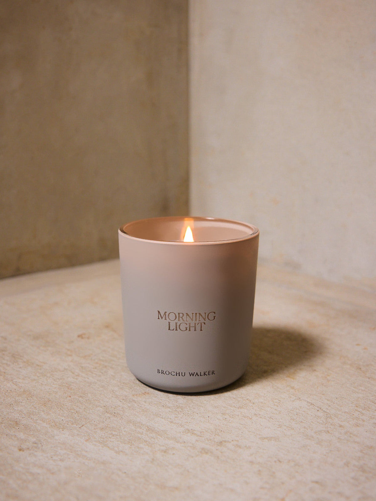 The morning light candle