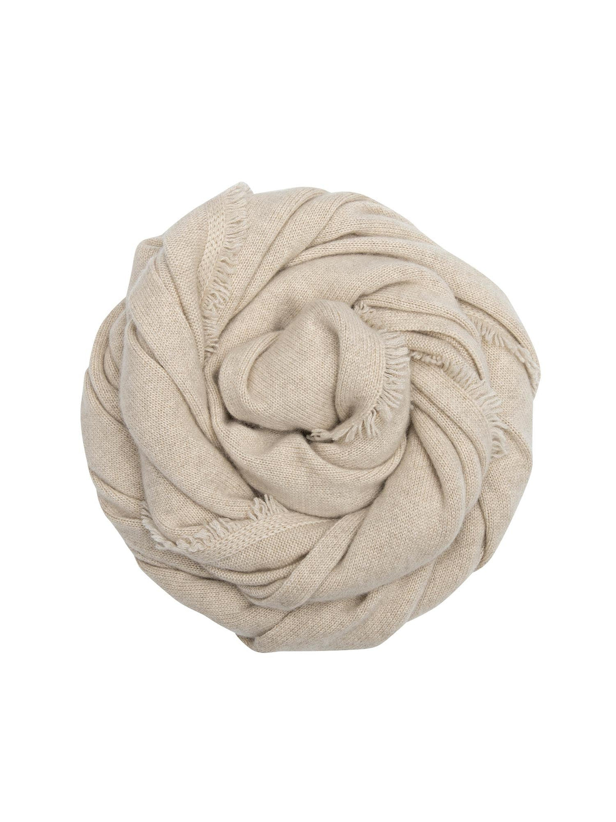 The cashmere fringe wrap