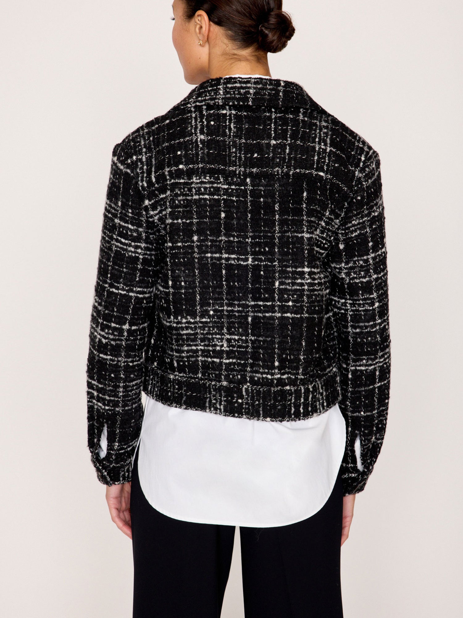 The tweed cropped jacket