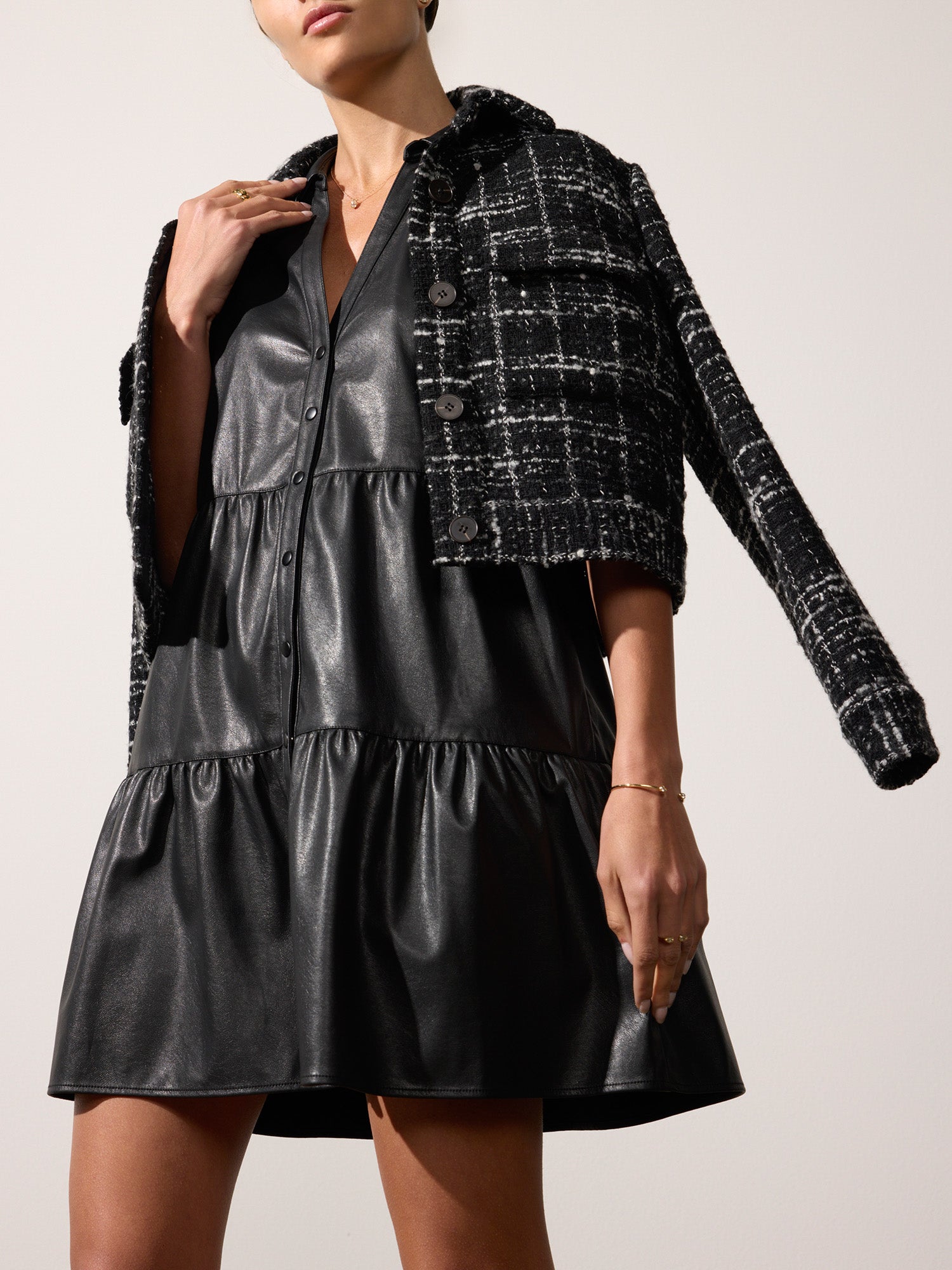 The tweed cropped jacket