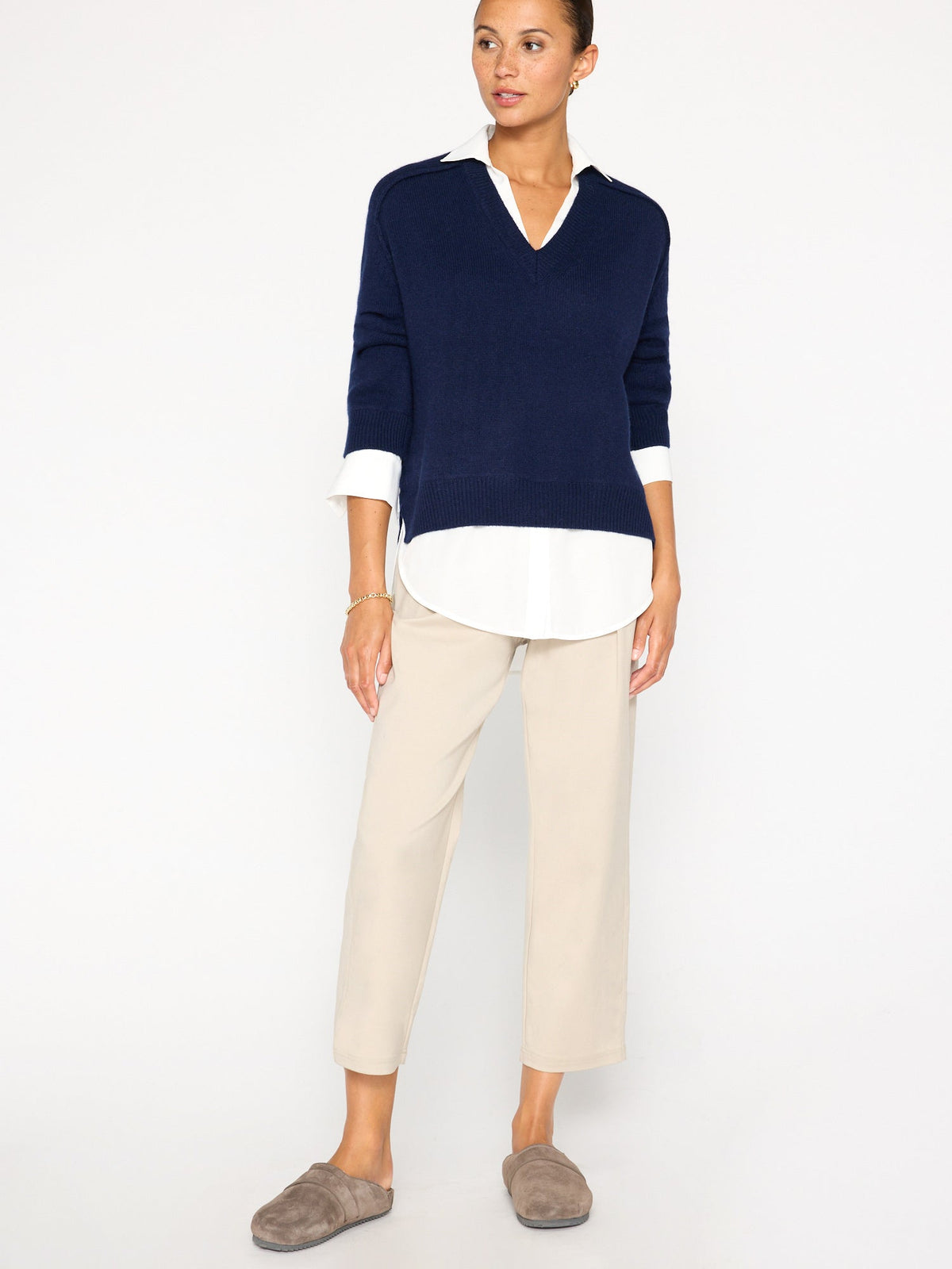 The looker layered v-neck