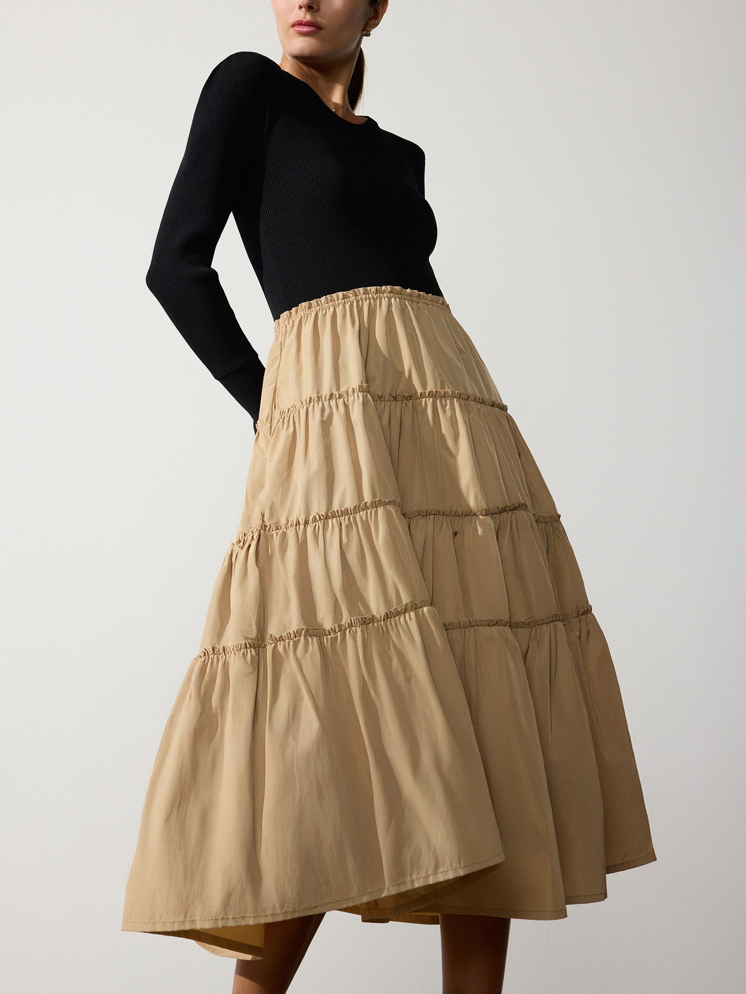 El vestido escalonado Ava