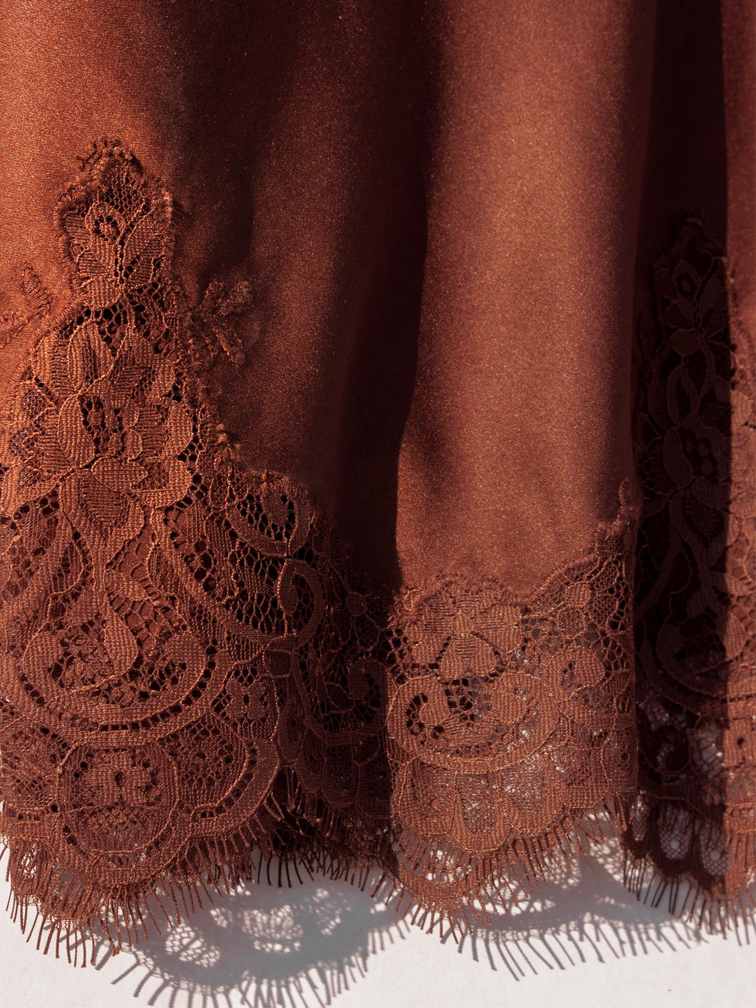 The clara silk skirt