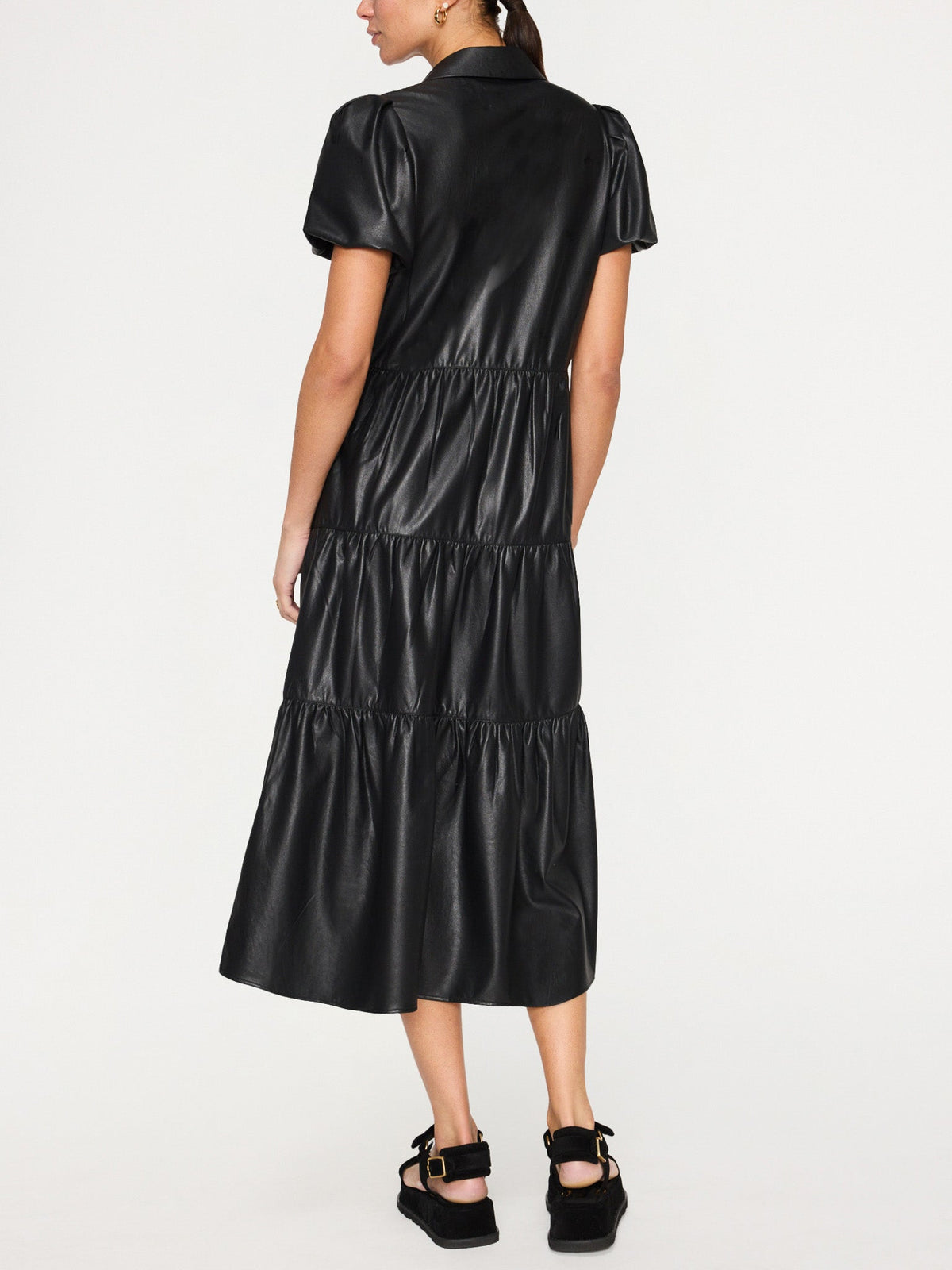 The havana vegan leather dress