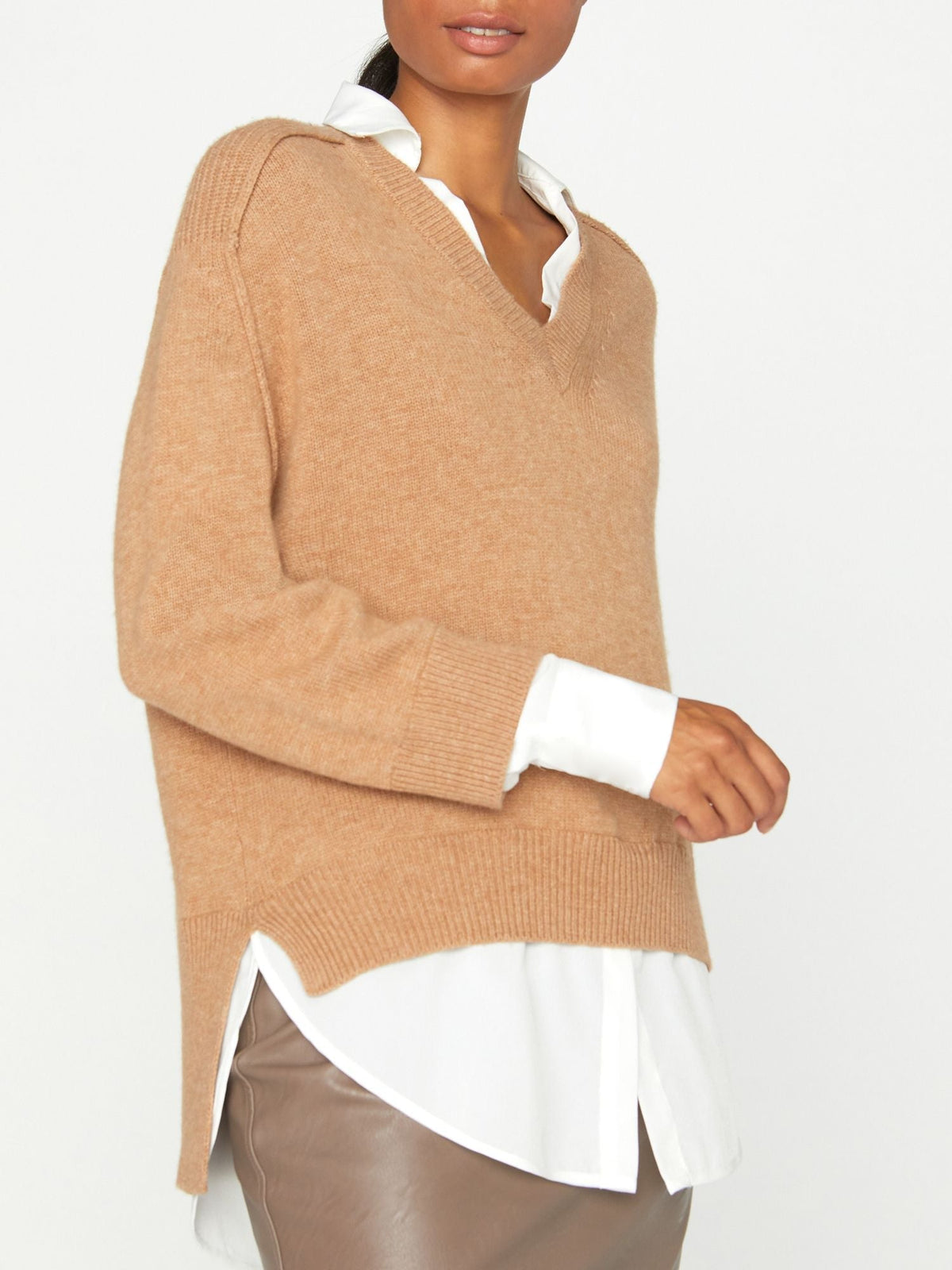 The looker layered v-neck