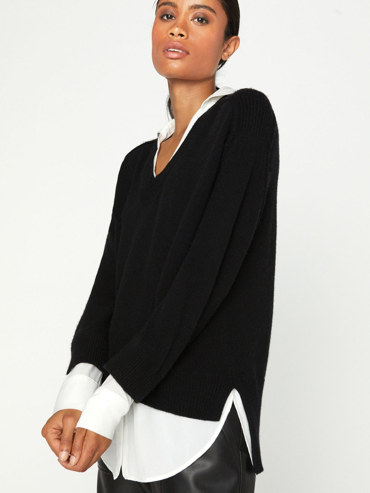 The looker layered v-neck