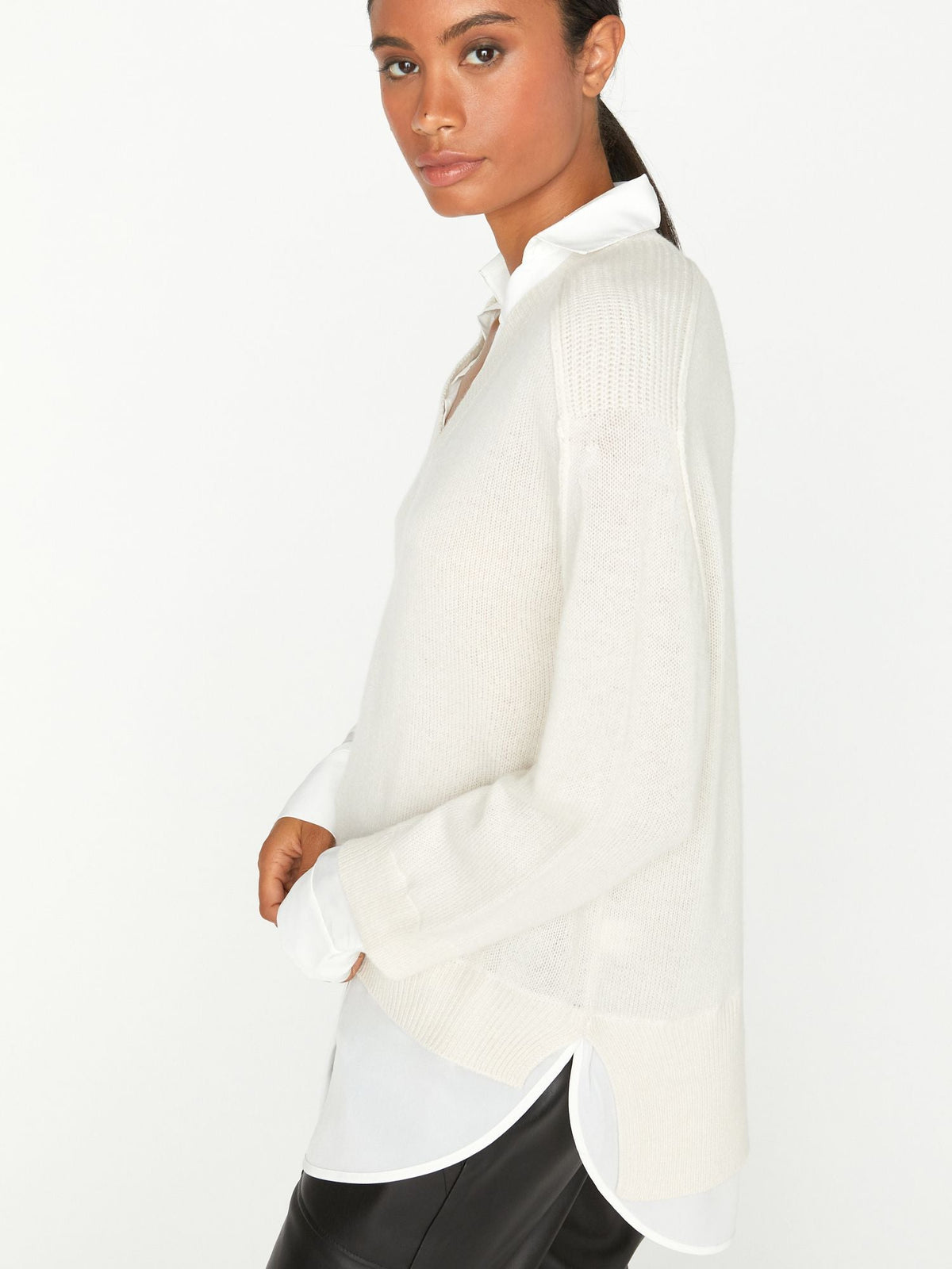 The looker layered v-neck