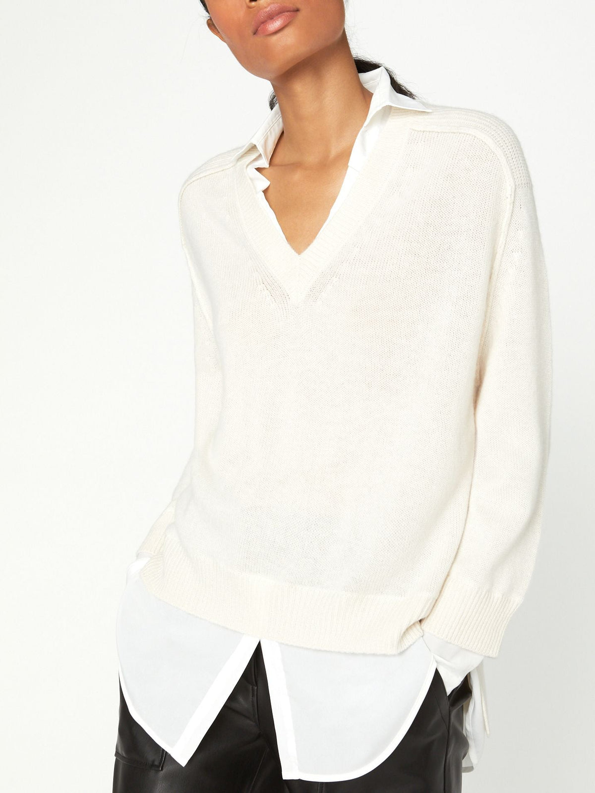 The looker layered v-neck