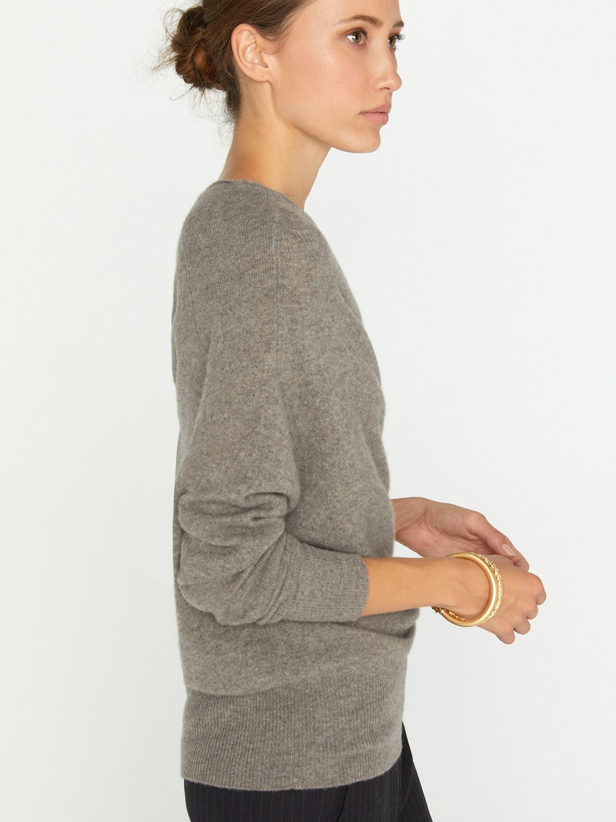 The lori cashmere off shoulder