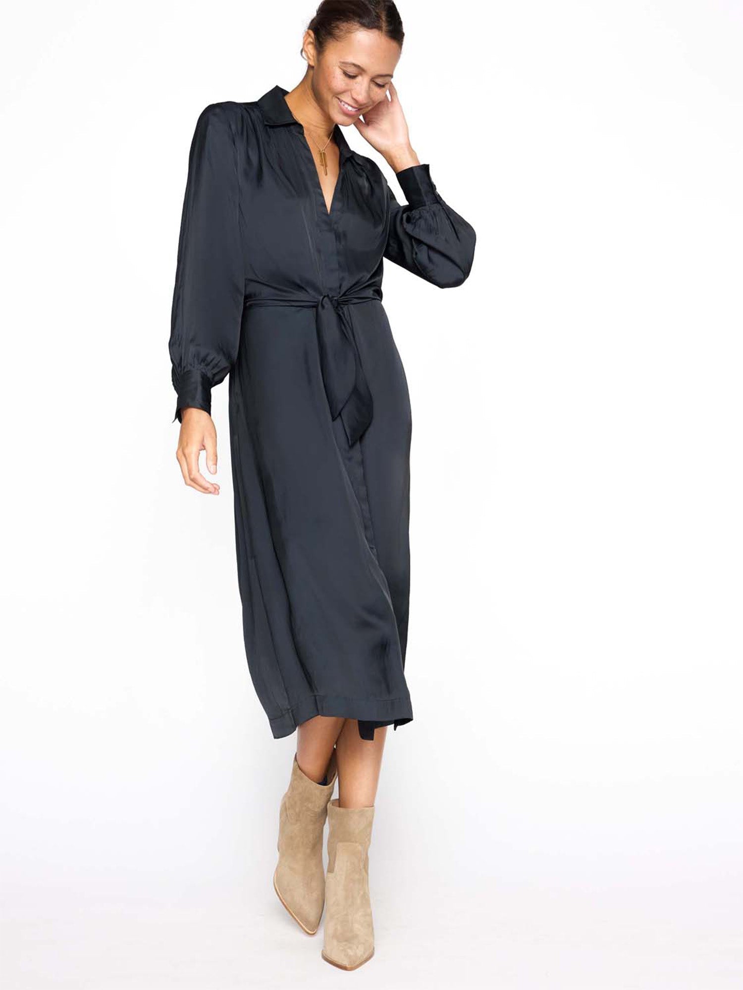 El vestido camisero midi Madsen