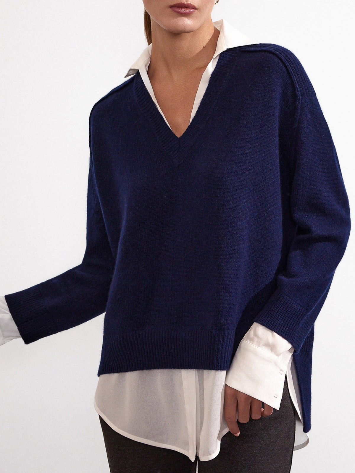 The looker layered v-neck