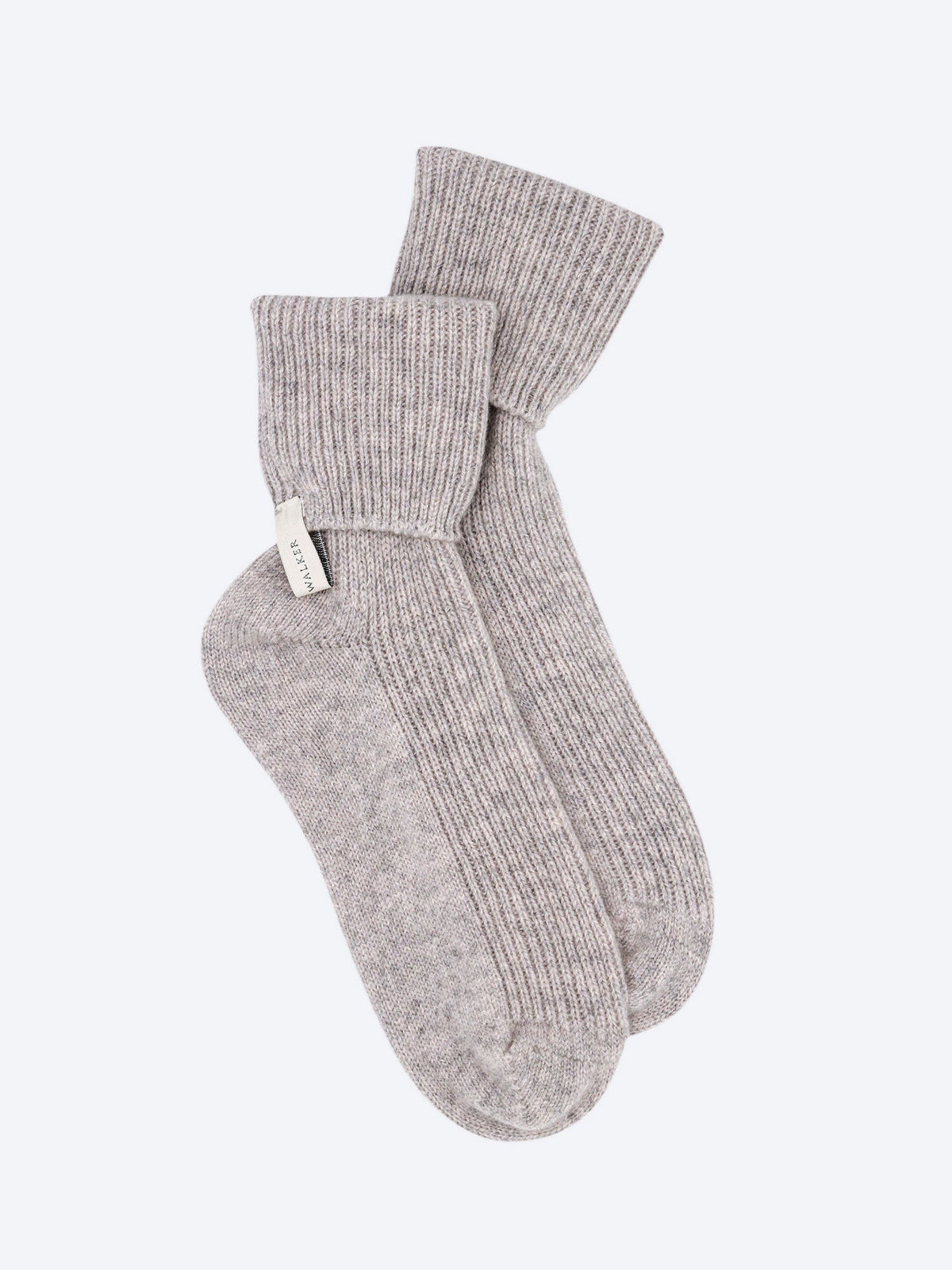 The ribbed cashmere socks